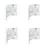 Set of 4 pcs Hafele Steel Corner Brace Brackets Furniture