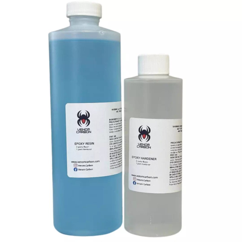 Venom Carbon 24" x 5FT Twill Weave Carbon Fiber Fabric