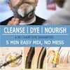 Black 5-Minute Mixing Beard Grooming Kit - Grey Reducing, 4-in-1