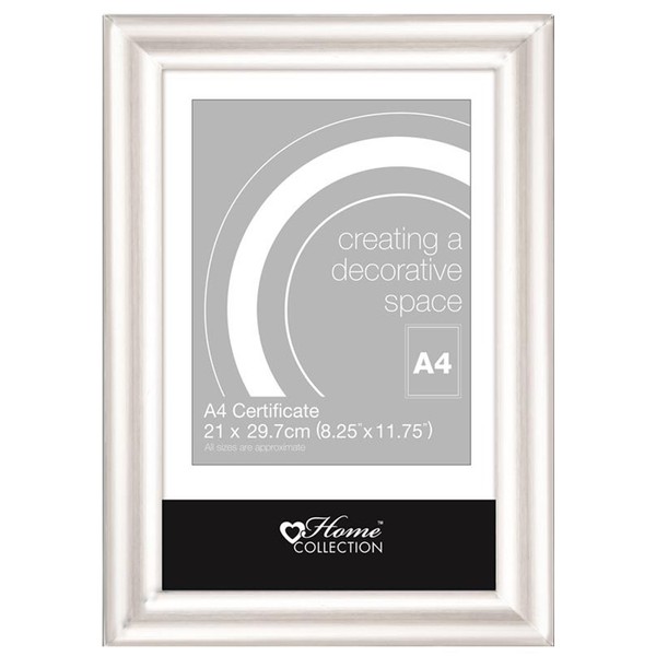 Anker Home Collection A4 Silver Certificate Photo/Picture Frame