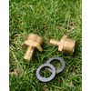 3/4"PEX to 3/4" Garden Hose Male Adapter for PEX-B/C Tubing
