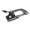car-king888 Matte Black Center Console Navigation Frame Trim Cover For