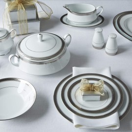 Noritake Crestwood Platinum - 5 piece place setting