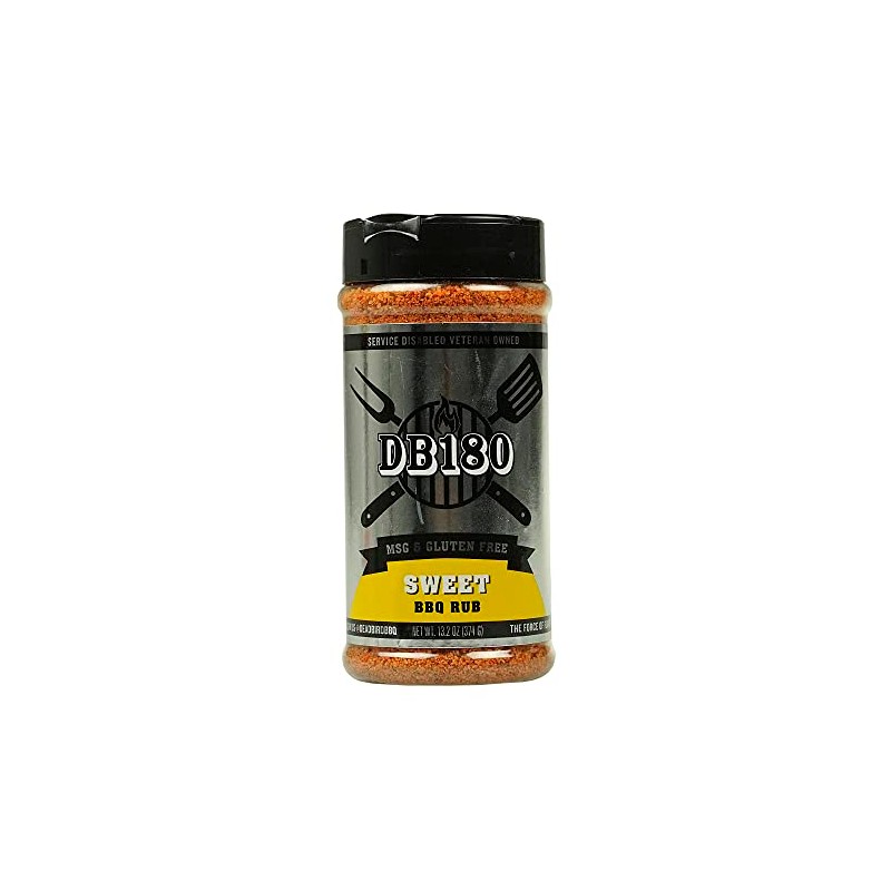 DB180 Sweet BBQ Rub – Sweet & Smoky Competition-Style Seasoning