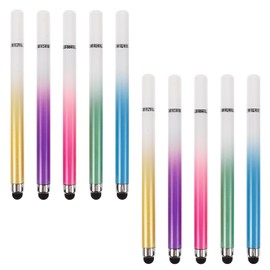 Housoutil 10pcs Capacitive Stylus Pen for Tablets and Smartphones High Sensitivity Touch Screen Precision Pens Compatible with All Capacitive Touch Screens