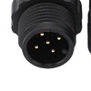 2PCS Marine for NMEA 2000 Terminators M12 Male Female 5