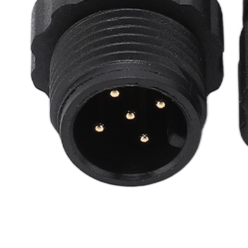 2PCS Marine for NMEA 2000 Terminators M12 Male Female 5