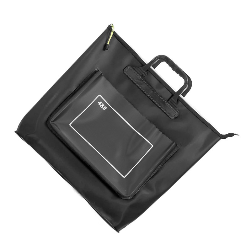 Folding Fish Bucket 48L EVA Thicken Waterproof Anti Leakage Zippered