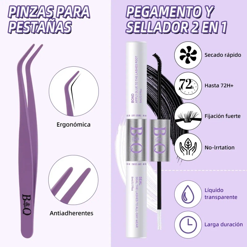 Kit De Extensiones De Pestañas Foxeye B Wispy Diy Bq
