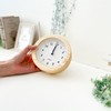 KATOMOKU Dual Use Clock 5, Natural, Km-112NARC, Multipurpose Wall-Mounted Atomic