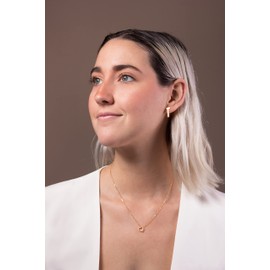 Collar de Corazón en Chapa de Oro 22K, Collares de moda