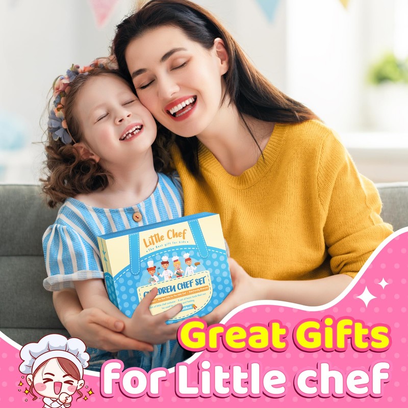 Toyze Gifts for 3-8 Year Old Girls, Kids Apron for