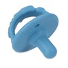 Nuby 3-D Sili Soother Pacifiers with Soft Handle and Two