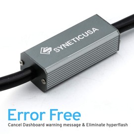 Syneticusa 3157 Error Free Canbus Ready Dual Color Switchback LED Turn Signal Light Bulbs DRL Parking Lamp No Hyper Flash All in One