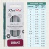 KnitPro Dreamz Interchangeable Needles (Special) 4" (10cm) | US Size