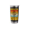 Respect The Cube Puzzle Speed Cubing Youth Vintage Math Stainless