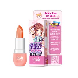 Manga Collection Lip Balm - Peach Kiss by Rude Cosmetics for Women - 0.123 oz Lip Balm