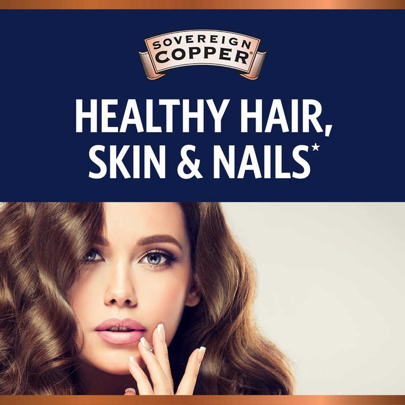 Sovereign Copper Bio-Active Copper Hydrosol, Daily+ 4-in-1 Wellness Supplement for