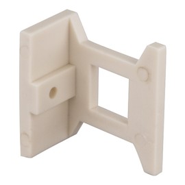 CRL DL2210EG Extended Hole Flush Bolt Nylon Guide Cream