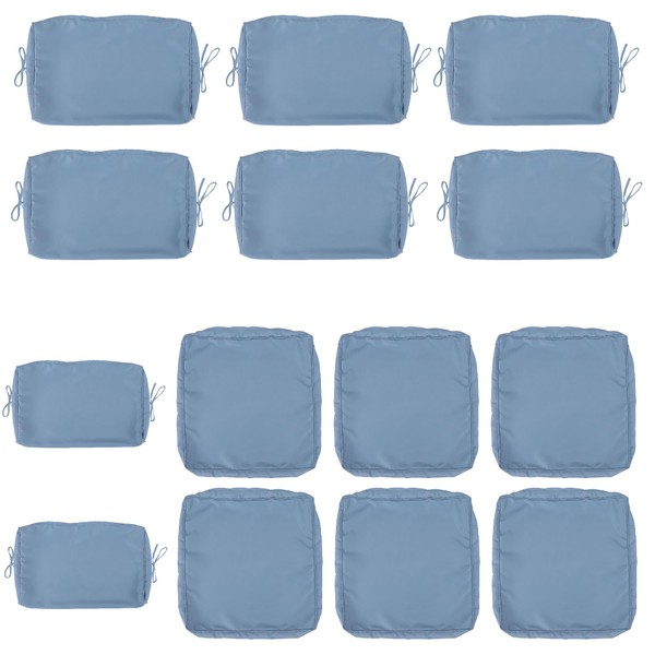 Only choice 14-Piece Patio Cushion Outdoor Covers with Zipper -