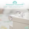 MiniHugs Kantenschutz Gummi Eckenschutz für Kinder, 24 Stück, transparent