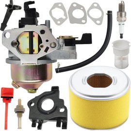 ZAMDOE Carburetor for Honda GX240 GX270 8HP 9HP Engines Replaces # 16100-ZE2-W71 1616100-ZH9-820 with Air Filter, Spark Plug Gasket, Fuel Line