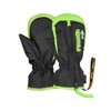 Reusch Baby Ben Mitten Gloves, Black/Neon Green, I