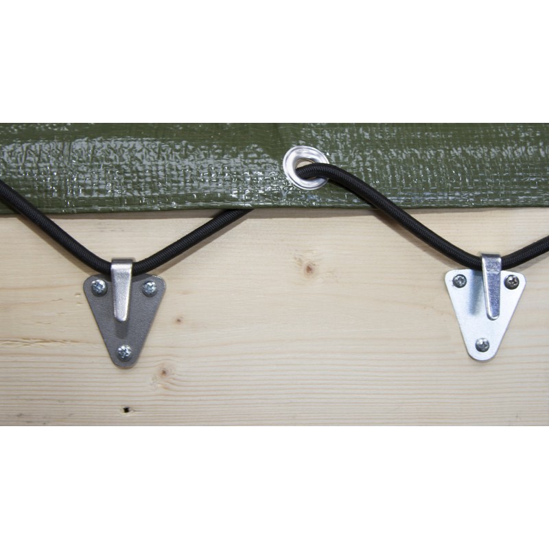 Kerbl 37609/2 Velcro Locking Strap 20 cm Red/Grey, 25 mm,