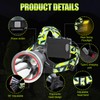 Yongkist Super Bright Rechargeable LED Headlamp, High Lumen Waterproof Head
