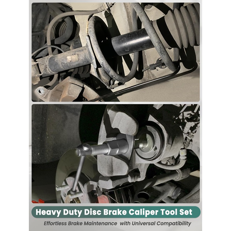 Punmew Brake Caliper Compression Tool 24-Piece Heavy Duty Disc Brake