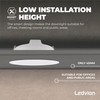 Ledvion - LED Recessed Spotlight, White, Diameter 140 mm (12