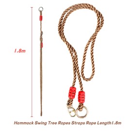 VGEBY Swing Ropes, 2 Pieces 1.8 m Adjustable Tree Hanging Strong Swing Ropes Accessories Sports Goods Entertainment Facilities Sports Goods Leisure Facilities