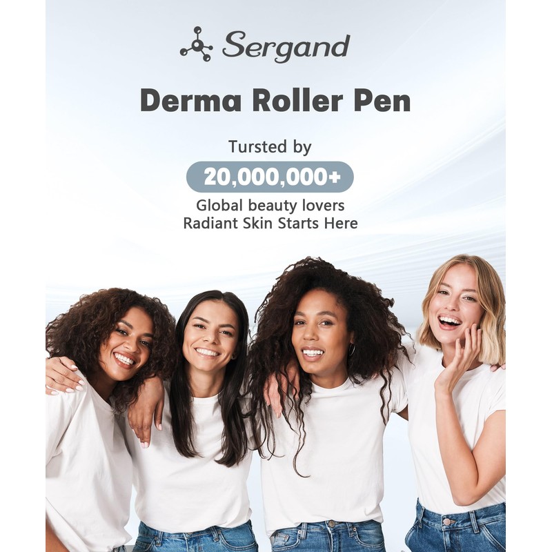 Sergand 0.25mm Derma roller pen，The needle length is 0.25mm