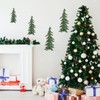 Kikone 4 PCS Metal Pine Wall Decoration Metal Pine Tree