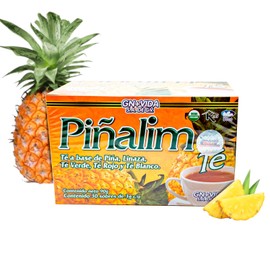 Té Piñalim (Piña, Linaza, Té Verde, Té Rojo y Blanco) 30 Sobres de 3g C/U By Gaero Shop