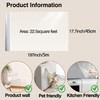Clear Contact Paper Roll Self-Adhesive Kitchen Backsplash Wall Protector 23.6in