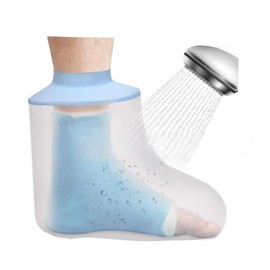 Benaewa Waterproof Foot Cover, Reusable Seal Tight Foot Cover for Ankle Dry, Wound Care