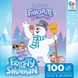 Ceaco - Frosty The Snowman - Everyone’s Favorite Snowman - Holiday- 100 Piece Jigsaw Puzzle