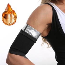Women's Sauna Sports Arm Sleeves Black/L-XL 2ea