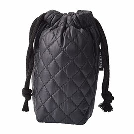 Etsumi VE-5307 Camera Case, Lens Pouch, S 3.9 x φ3.5 inches (100 x 90 mm), Black, Quilting, Made in Japan