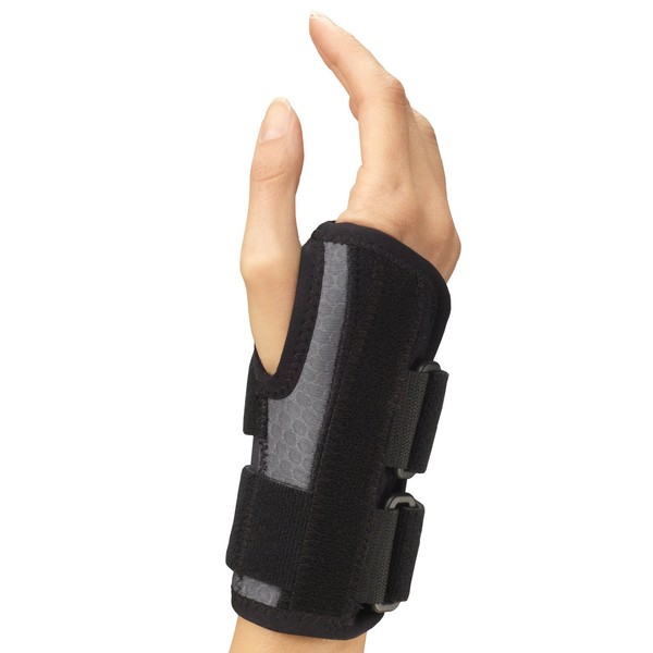 Champion Wrist Splint, Universal Fit, Maximum Support, Airmesh Fabric, Black,