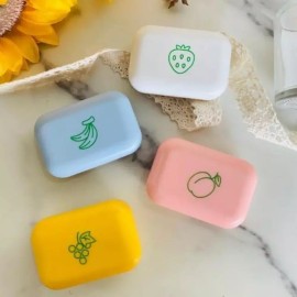 DC 귀여운 렌즈케이스 과일 신상입고 인기템 [핑크 DC002885] Cute Lens Case Fruit New Arrival Popular Item [Pink DC002885]
