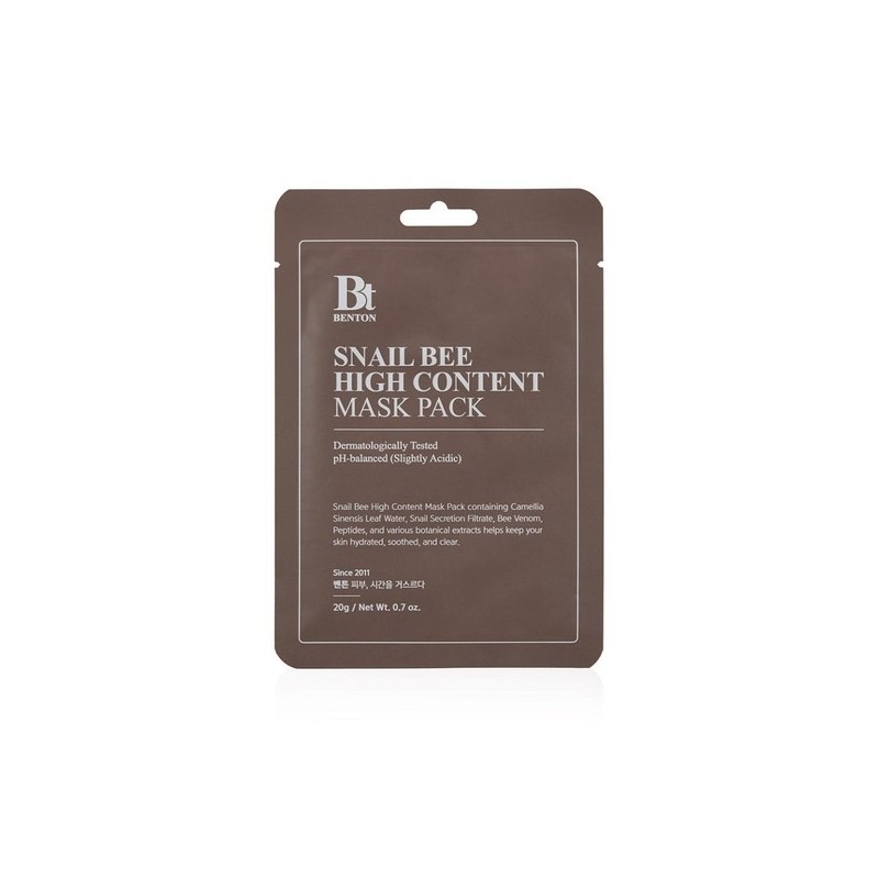 Benton [Snail Mask Pack] Benton Snail Bee High Content Mask