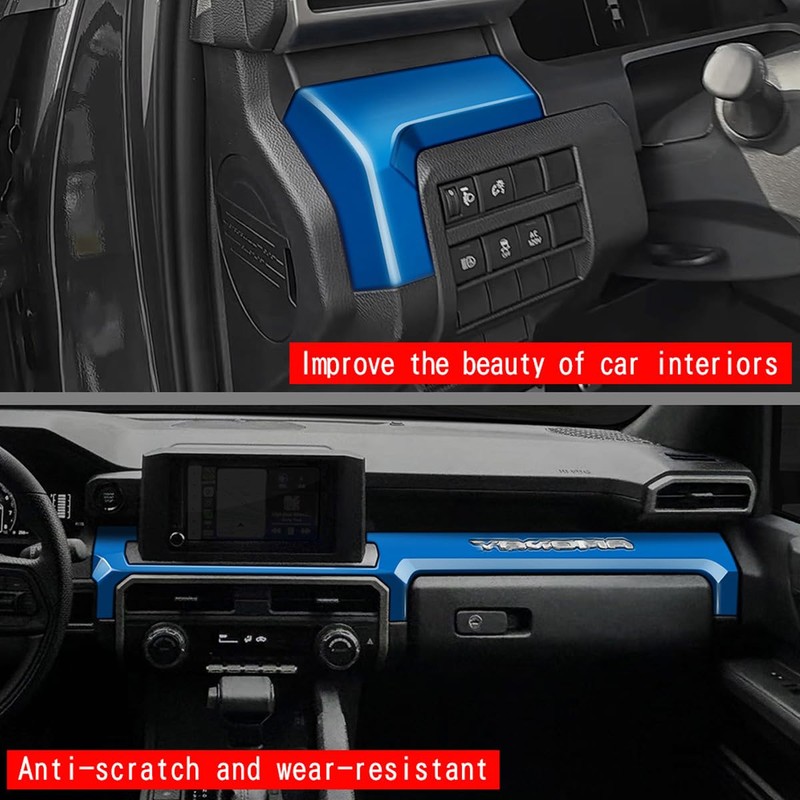 Dashboard Panel Trim Cover Compatible with Toyota Tacoma 2024 2025