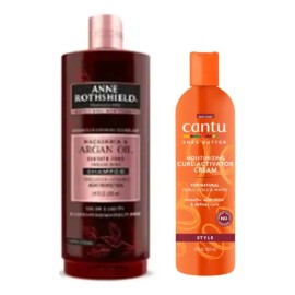 Activador Cantu 355 Ml + Shampoo Anne Rothshield Macadamia