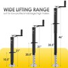 5000lbs A-Frame Trailer Jack,30" Lift 20-24V Cordless Drill Compatible with