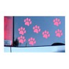 8 Paw Prints Sticker Pink - Dog, Puppy, Pooch Lover