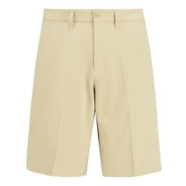 Bakery - Pantalones cortos de golf para hombre con 5 bolsillos, elásticos, ligeros, de secado rápido, ajuste relajado, parte delantera plana, pantalones cortos de trabajo casuales para hombre, Caqui