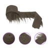 DMiotech 2"x60" Dark Brown Faux Fur Fabric for Crafts, Fluffy