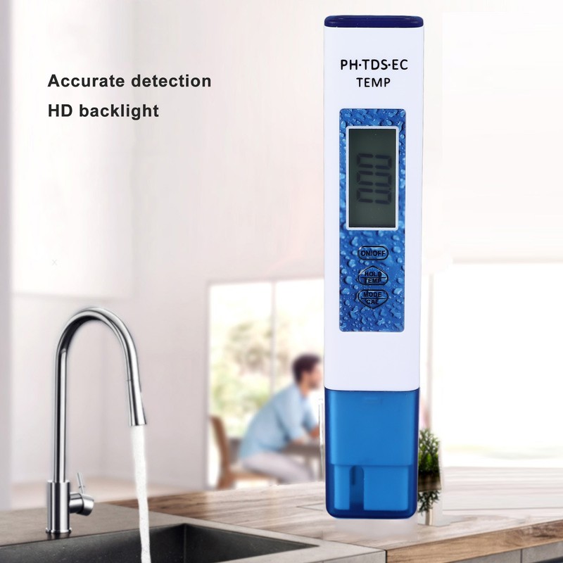 Water Quality Tester 4 in 1 PH TDS EC Temp